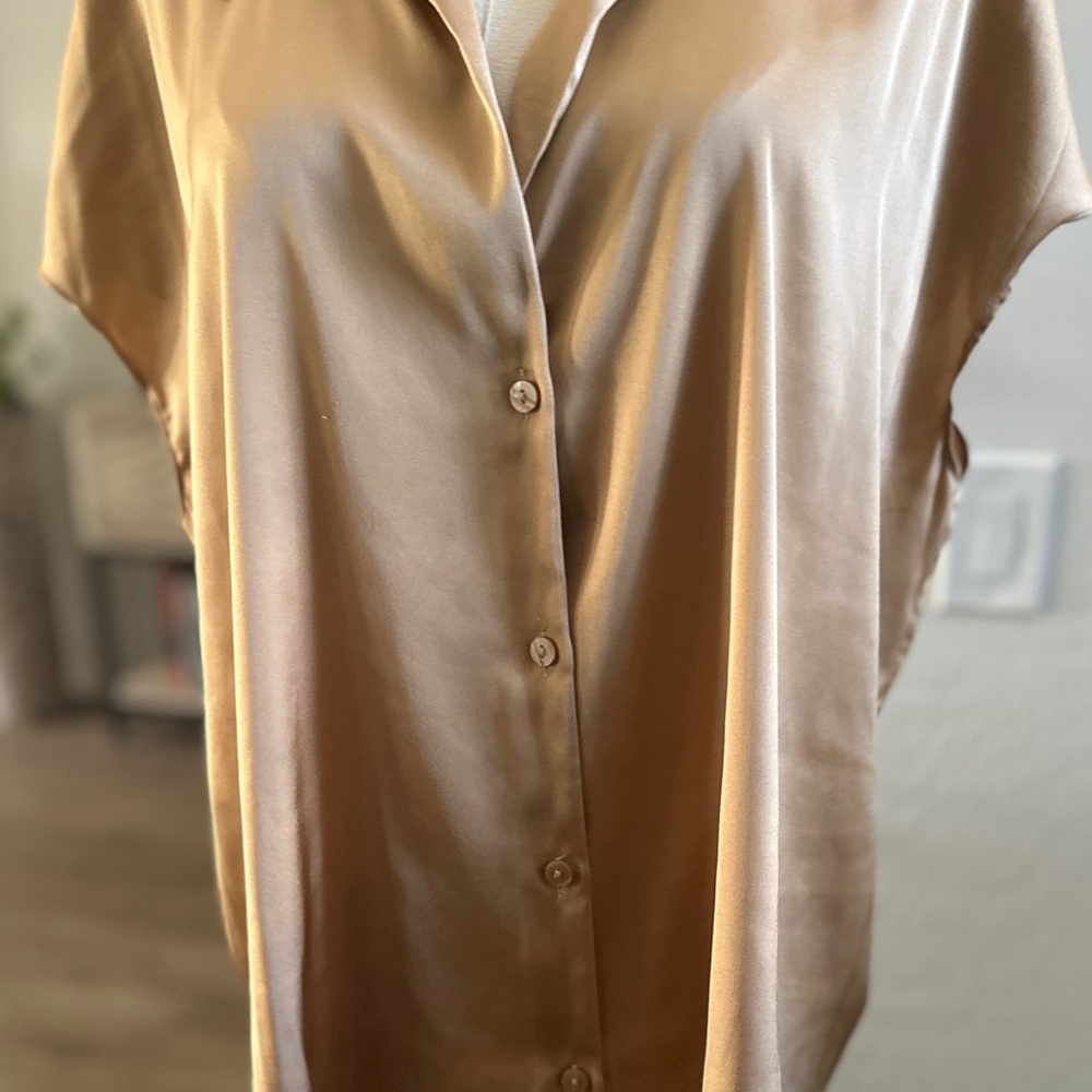 Worthington DarkTaupe Blouse - Picture 2 of 6